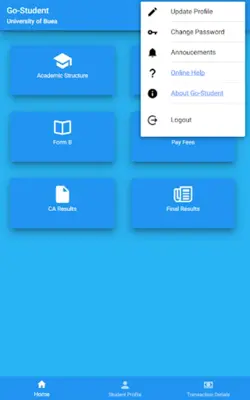 Go-Student UB android App screenshot 2